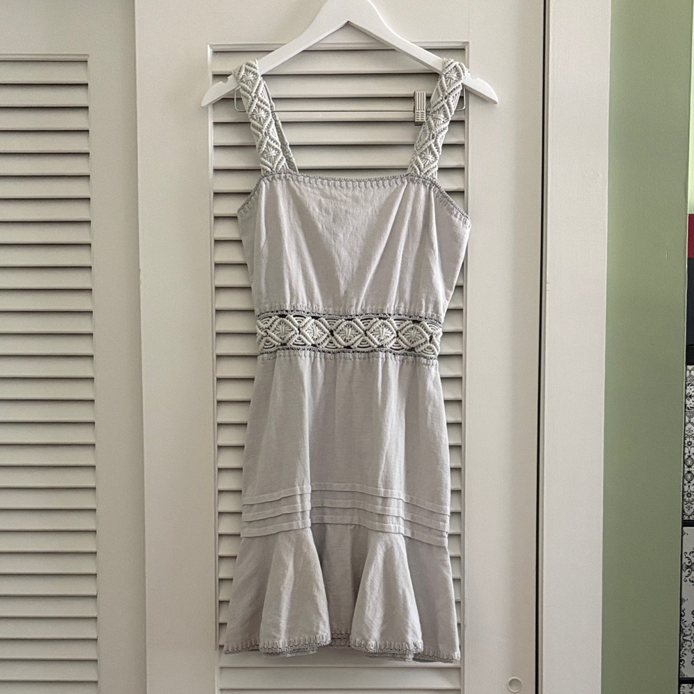 Jonathan Simkhai Flora Macrame Dress
